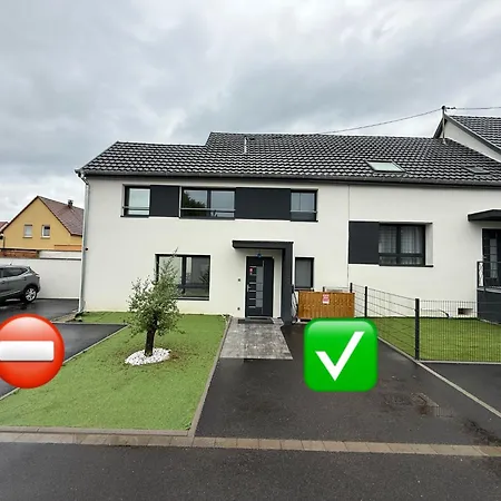 Tatil Evi Full House, Jacuzzi, Netflix, 8 Pers, Free Parking 10' Colmar Widensolen