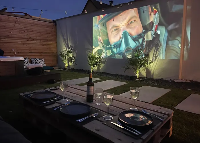 Tatil Evi Full House, Jacuzzi, Netflix, 8 Pers, Free Parking 10' Colmar